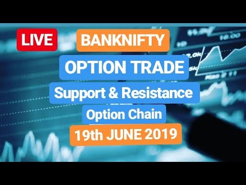 #NIFTYBANK LIVE OPTION TRADE | 19th JUNE 2019