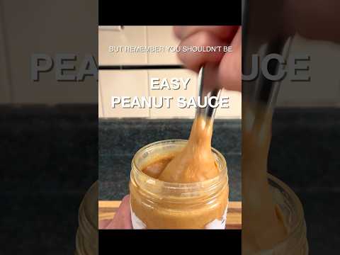 Easy Peanut Sauce                                #peanutsauce #peanutbutter #peanuts