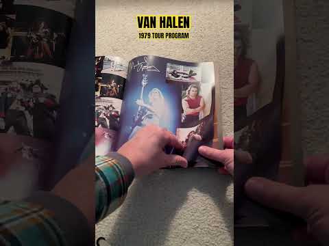 @VanHalen @TheRothShow #vanhalen #tourprogram #1979 #tourmerch #souvenir