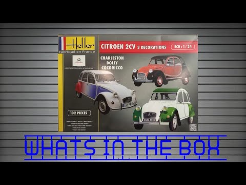 Whats In The Box | Heller Models Citroen 2CV