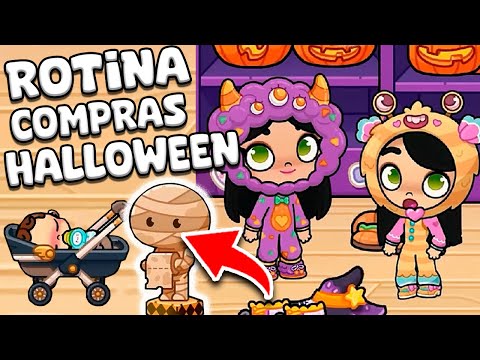 ROTINA DE COMPRAS PARA O HALLOWEEN | AVATAR WORLD ROTINAS E HISTÓRIAS