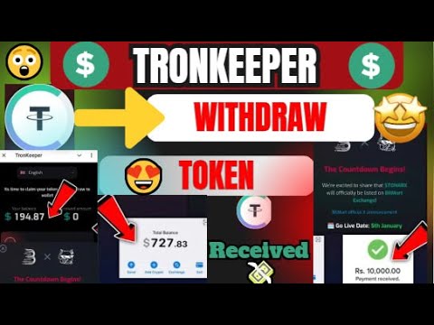 Listing price🤑 Tronkeeper usdt withdraw Received😱| Tronkeeper new update | Scam Full update ? 🥵