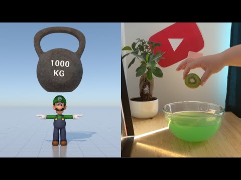 Luigi vs 1000KG Weight -🍄 How I made the Sound effects!!🙃