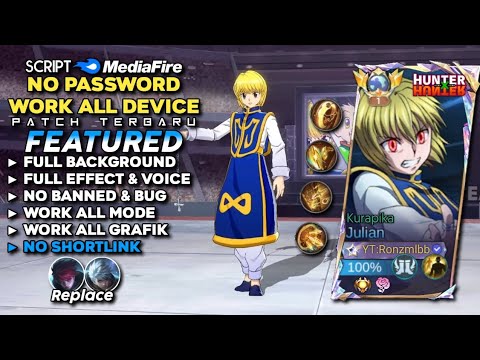 Script Skin Julian Hunter X Hunter Kurapika No Password | Full Effect & Voice - Patch Terbaru 2024