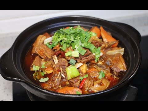 When you want to eat ”braised lamb chops”  turn this video out.