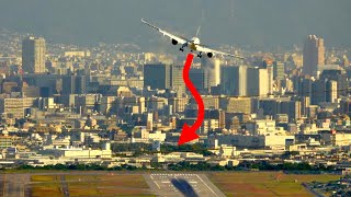 Circling Approach to Japan's Most Challenging Airport: Osaka Itami with Real ATC