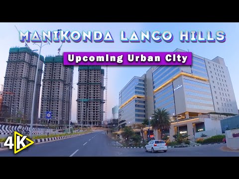 Urban City Under Construction Lanco hills & Manikonda ||   4k Drive Tour IND