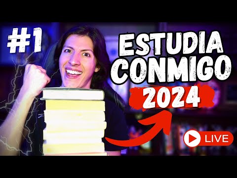 🧠 ESTUDIA CONMIGO 2024 - Parte 1 | Estudia en Vivo con Pablo Lomeli (2 Horas con Música)