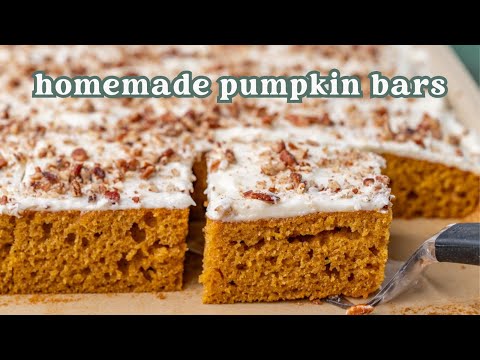 Paula Deen's Pumpkin Bars Recipe