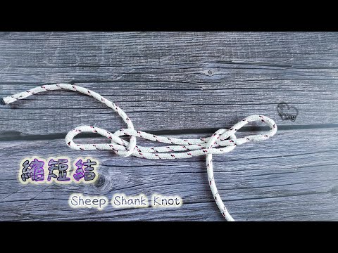 Sheep Shank Knot - 縮短結 - 繩結 - 結び目 - 매듭