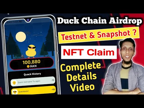 Duck Chain Airdrop All Details | Duck Chain Testnet | Duck Chain Mint NFT