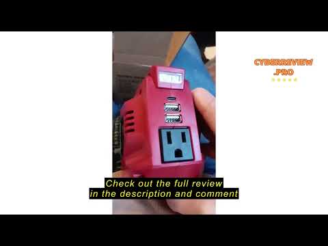 Review LIVOWALNY 200W Power Inverter for Milwaukee M18 Battery, DC 18V to AC 110-120V Battery Invert