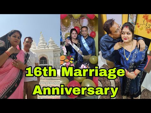 Vlog939👉2024 Marriage Anniversary Celebretion with my family ❣️❣️❣️👉Mandir Darsan wi my hubby.❤️❤️❤️