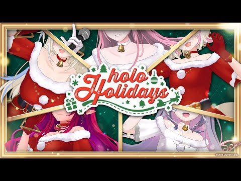 【3D】#holoHolidays with hololive English supported by Bisoulovely【Santa Outfits!】