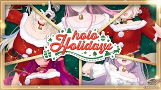 【3D】#holoHolidays with hololive English supported by Bisoulovely【Santa Outfits!】