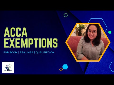 Exemptions of the ACCA Exam | Uplift Pro #accacoaching