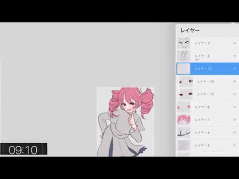 【ワンドロ配信】重音テトを描く。