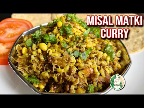 Misal Matki curry - Maharashtrain Misal Matki curry recipe - Healthy Matki recipe - Sattvik Kitchen