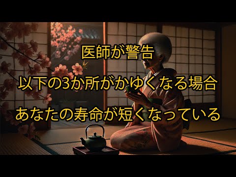 医師が警告！この3つの部位のかゆみは寿命を縮める危険サイン