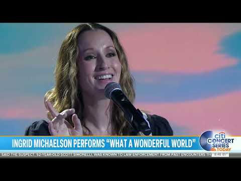 Ingrid Michaelson - What a Wonderful World--Backyard - Today - August 29, 2024