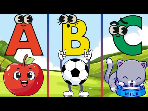 Abc & 123 for Kindergarten | Abc Phonics Song | Alphabet Learning | Nursery Rhymes | A for Apple