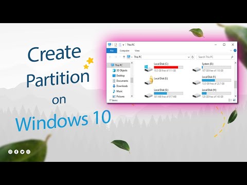 How to create Partition on Windows 10 in Tamil