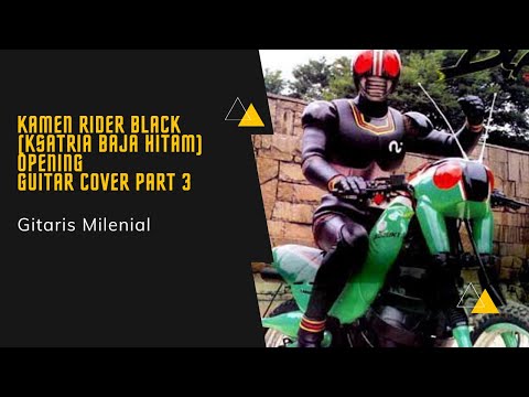 Cover Gitar Terbaik -  Kamen Rider Black / Ksatria Baja Hitam Part 3 #kamenriderblacksun #shorts