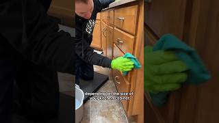 The EASIEST Way to Clean Your Kitchen Cabinets | Day 2 Spring Cleaning Spree 2024 #cleaning #wow