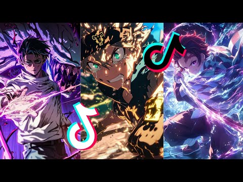 Anime Edit🍷Badass Anime🗿 Moments Tiktok compilation PART 110 in [4K]