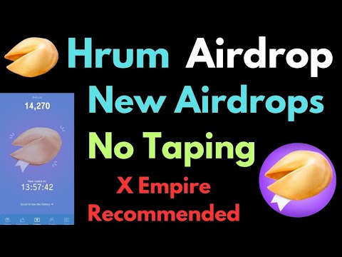 Hrum Airdrop || New Airdrops || Legit Airdrop || No Tapping Airdrop || Task Based Airdrop ||