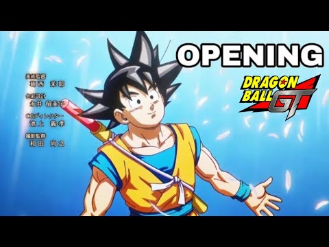 Opening de Dragon ball GT con las visuales del opening de Dragon ball Daima