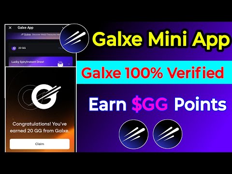 Galxe Official Miniapp | Galxe Mini App Bot | Galxe Earn $GG Points to G token.