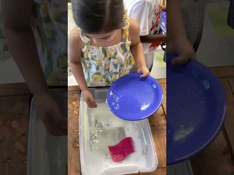 Dishwashing Montessori Preschool Classroom