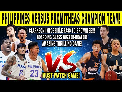 GILAS PILIPINAS vs EUROPE PROMITHEAS - Grabe Edu Clarkson at Brownlee Unstoppable! FIBA 2K