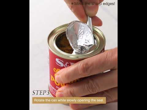 How to open the can