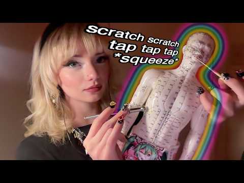 ASMR Acupuncture Man Doll (placebo massage w/ tools)