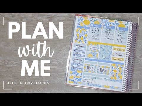 Plan with Me / Erin Condren 7x9 Vertical / Plan With Me / EC 7x9