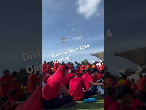 DIVISION MEET 2024 OPENING I ENJOY THE SPORTS GAME #share #like #divisionmeet #travel #school