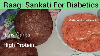 Ragi Sankati or Ragi Mudda or Ragi Ball Recipe For Diabetics|#diabeticdiet #sugar#fingermillet