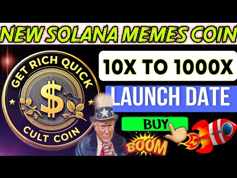 GET RICH QUICK TOKEN 1000X MEMES COIN SOLANA ECOSYSTEM💥 GRQC TOKEN LAUNCH DATE CONFIRM 😱 GRQC UPDATE