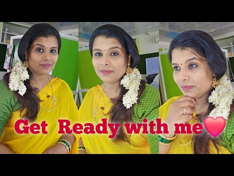 Get Ready with me❤️/simple make up look/#renuhoneyrose #makeup