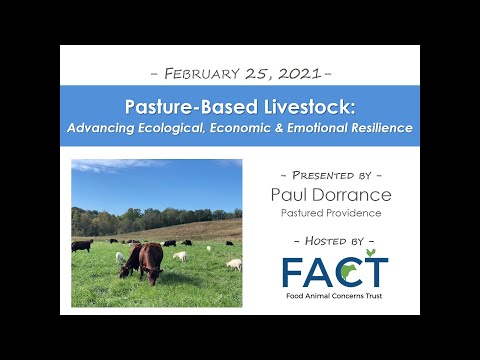 Pasture Based Livestock   Advancing Ecological, Economic, and Emotional Resilience