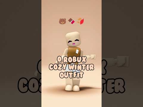 0 ROBUX COZY WINTER OUTFIT🍂 #roblox #lanah #lanahyt