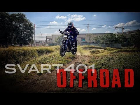 SVARTPILEN 401 in an offroad race track! At the KTM Vermosa Offroad Track