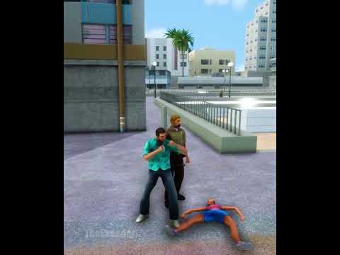 Gta Vice City Pedestrians Without the nightstick that cop would’ve lost😂| Part 2 #vicecity #gameplay