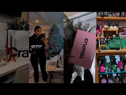 VLOGMAS in MY 30s | DAY IN MY LIFE, CHRISTMAS SHOPPING, CRUMBL COOKIES, LUSH HAUL & YAP