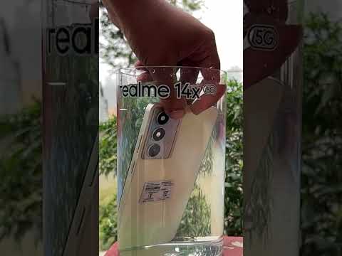 Realme 14X 5G Water Test 😳😳😳 #realme14X5G #shorts