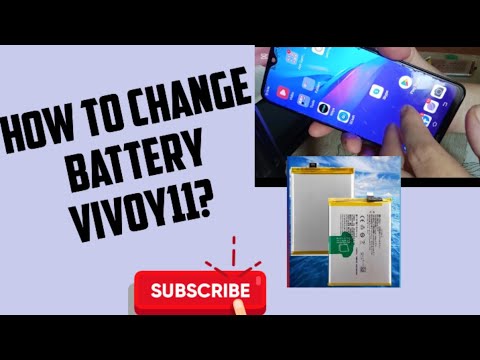 How to change battery vivoy11?