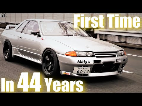 Kazuyoshi Hoshino & Keiichi Tsuchiya drives R32 GT-R Group A replica - First drive in 44 years