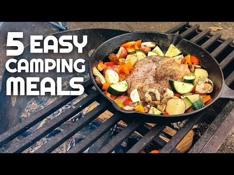 5 Easy and Delicious Camping Meals  | Camping Food and Camp Cooking for Beginners | Camp Food Ideas